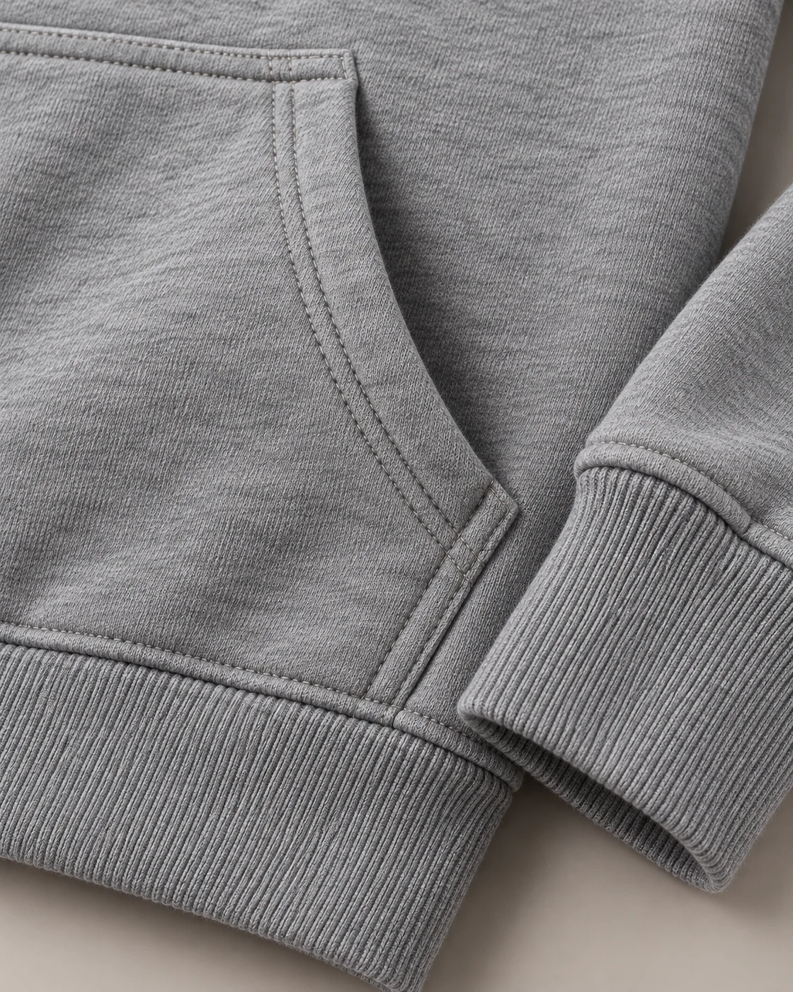 Grey “555 Soul New York” hoodie, detail 4